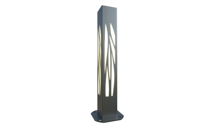 Decorative LED pole 3 ft. Vienna OD 3,5x3,5 (Galvanized steel) One side 30W 4050Lm